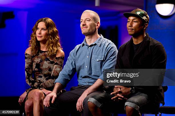 Big Sean & Naya Rivera in the Spotlight" Episode 109 -- Pictured: Judges Erin Wasson, Mel Ottenberg, Pharrell Williams --