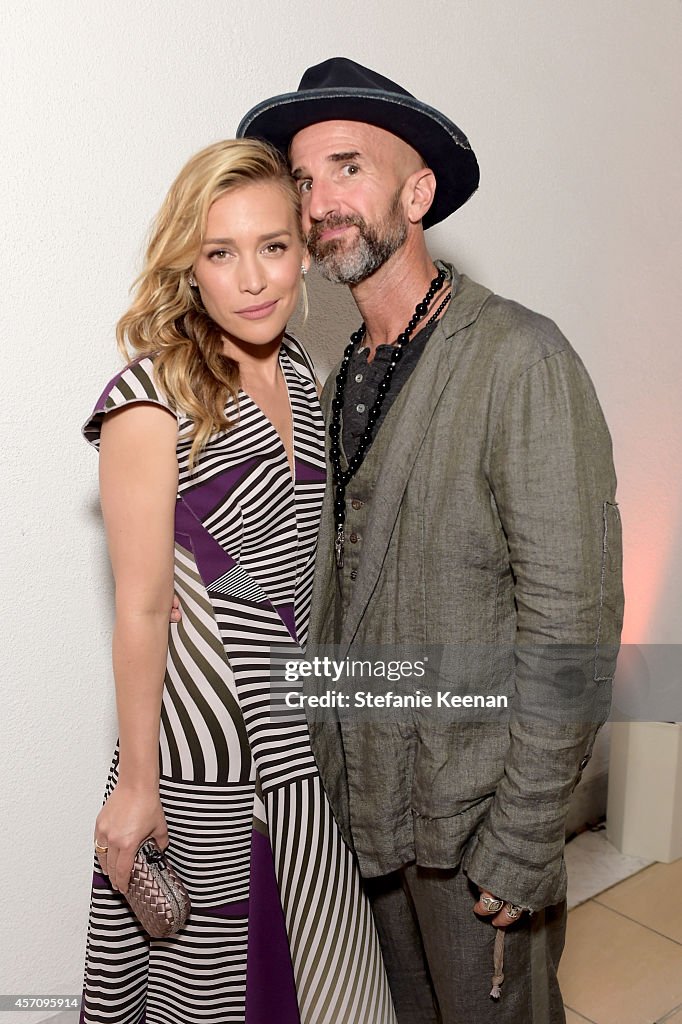 Actors Piper Perabo and Stephen T. Kay attend the Hammer Museum's... News Photo Getty Images