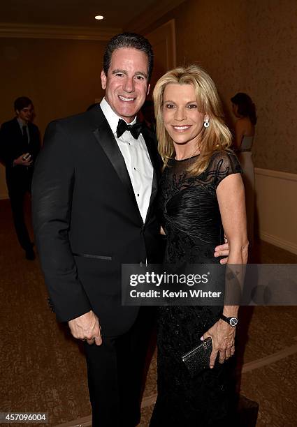 Director George Santo Pietro and TV personality Vanna White attend the 2014 Carousel of Hope Ball presented by Mercedes-Benz at The Beverly Hilton...