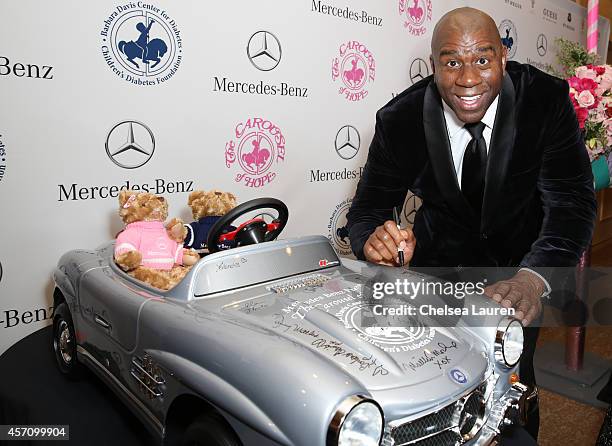 Magic Johnson Auto Mercedes Johnson Photos and Premium High Res Pictures - Getty Images