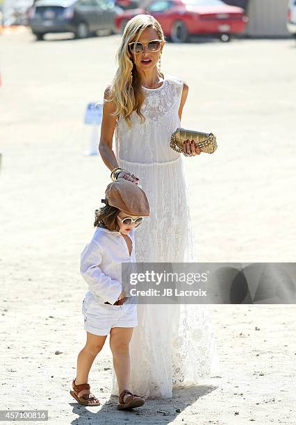 Rachel Zoe and Skyler Berman attend the Fifth-Annual Veuve Clicquot Polo Classic at Will Rogers State Historic Park on October 11, 2014 in Pacific...