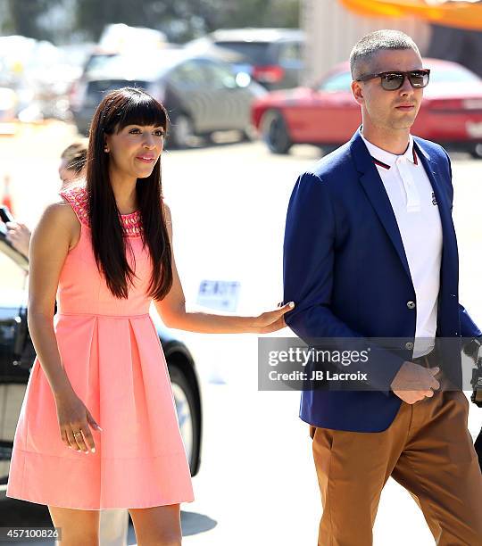 Hannah Simone attends the Fifth-Annual Veuve Clicquot Polo Classic at Will Rogers State Historic Park on October 11, 2014 in Pacific Palisades,...