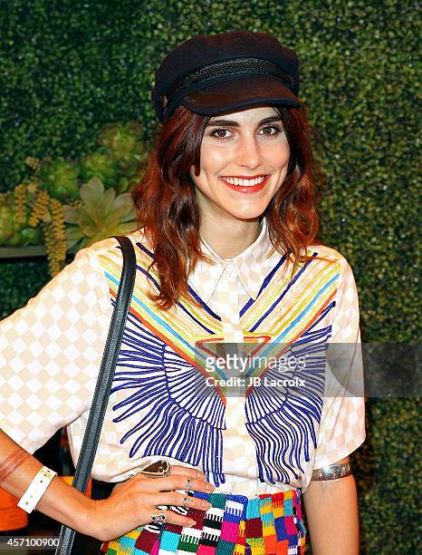 Langley Fox attends the Fifth-Annual Veuve Clicquot Polo Classic at Will Rogers State Historic Park on October 11, 2014 in Pacific Palisades,...