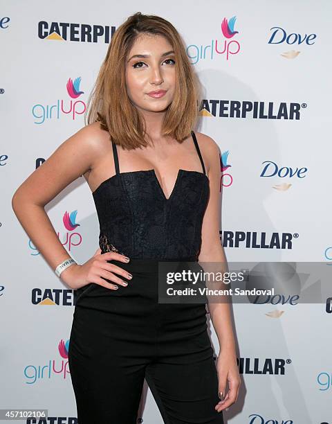 Actress Jennessa Rose attends International Day of The Girl 2014 at UCLA Carnesale Commons on October 11, 2014 in Los Angeles, California.