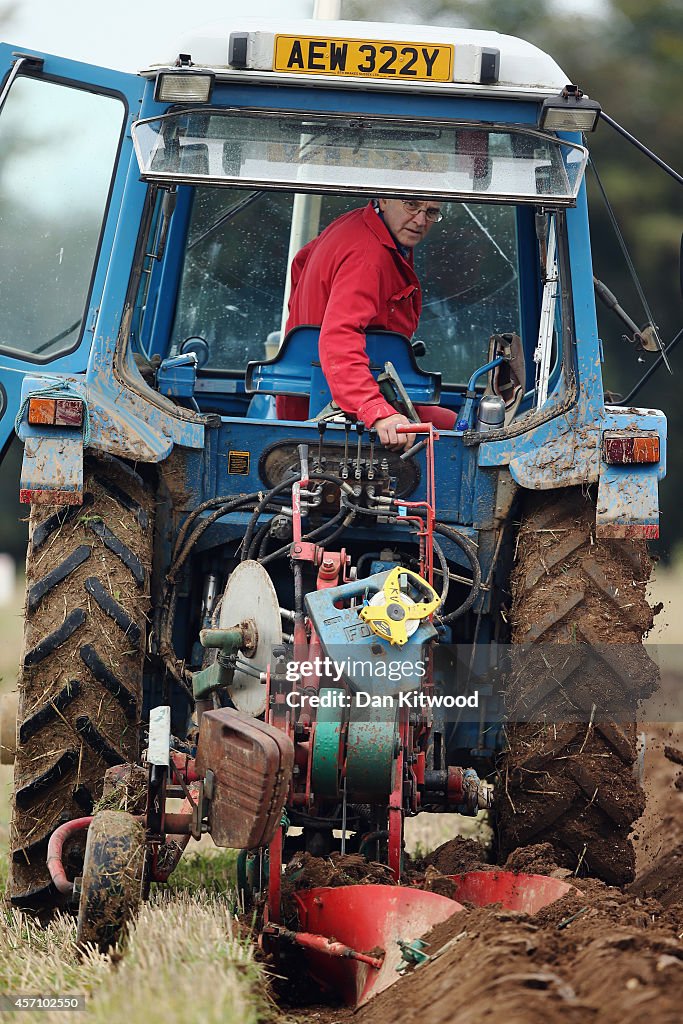 Ploughmen Complete In The British Ploughing Championship