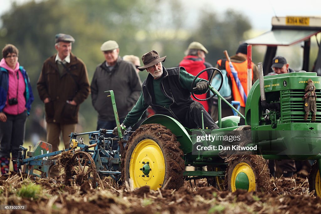 Ploughmen Complete In The British Ploughing Championship