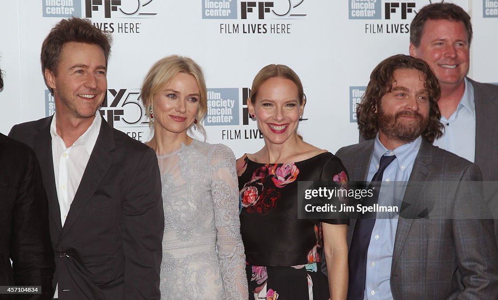 52nd New York Film Festival - Closing Night Gala Presentation Of "Birdman Or The Unexpected Virtue Of Ignorance"