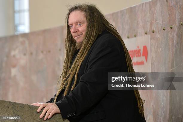 Jaron Lanier seen during the award ceremony at Paulskirche on October 12, 2014 in Frankfurt am Main, Germany. American born computer scientist,...