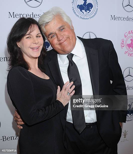 Jay Leno and wife Mavis Leno arrive at the 2014 Carousel Of Hope Ball Presented By Mercedes-Benz at The Beverly Hilton Hotel on October 11, 2014 in...