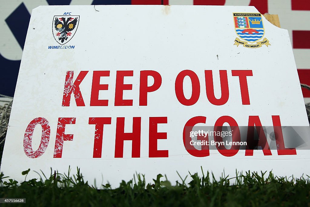 Kingstonian v Eastbourne Borough - FA Cup Qualifying Third Round