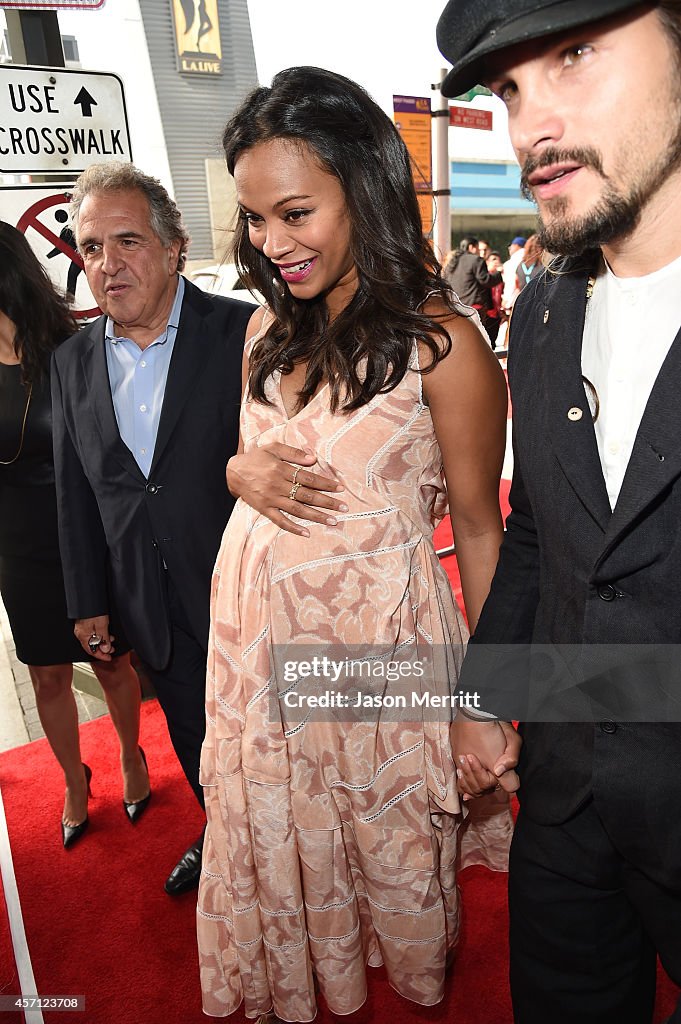 Premiere Of Twentieth Century Fox And Reel FX Animation Studios' "The Book Of Life" - Red Carpet