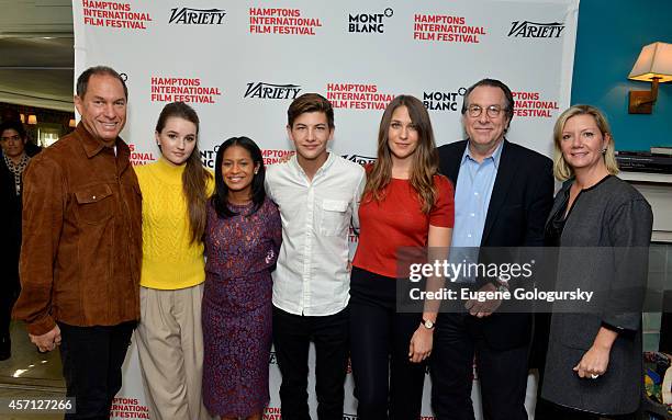 Stuart Match Suna, Kaitlyn Dever, Iesha Reed, Tye Sheridan, Lola Kirke, Steven Gaydos and Anne Chaisson attend Variety's 10 Actors To Watch Brunch...