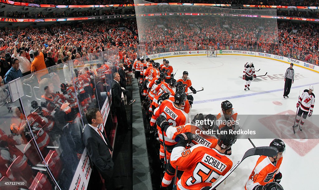 New Jersey Devils v Philadelphia Flyers