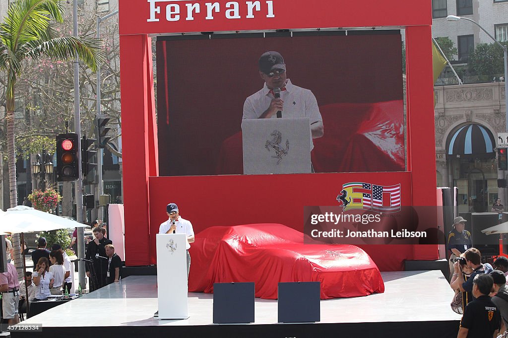 Race Through The Decades 1965 - 2014: Ferrari Celebrates 60 Years In The USA With 60 Iconic Ferraris On Rodeo Drive