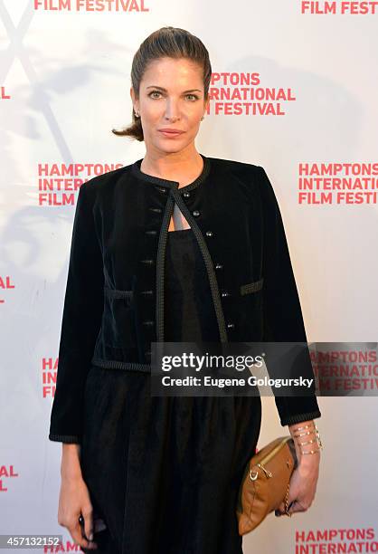 Stephanie Seymour attends 'The Homesman' premiere during the 2014 Hamptons International Film Festival on October 12, 2014 in East Hampton, New York.