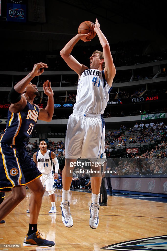 Indiana Pacers v Dallas Mavericks