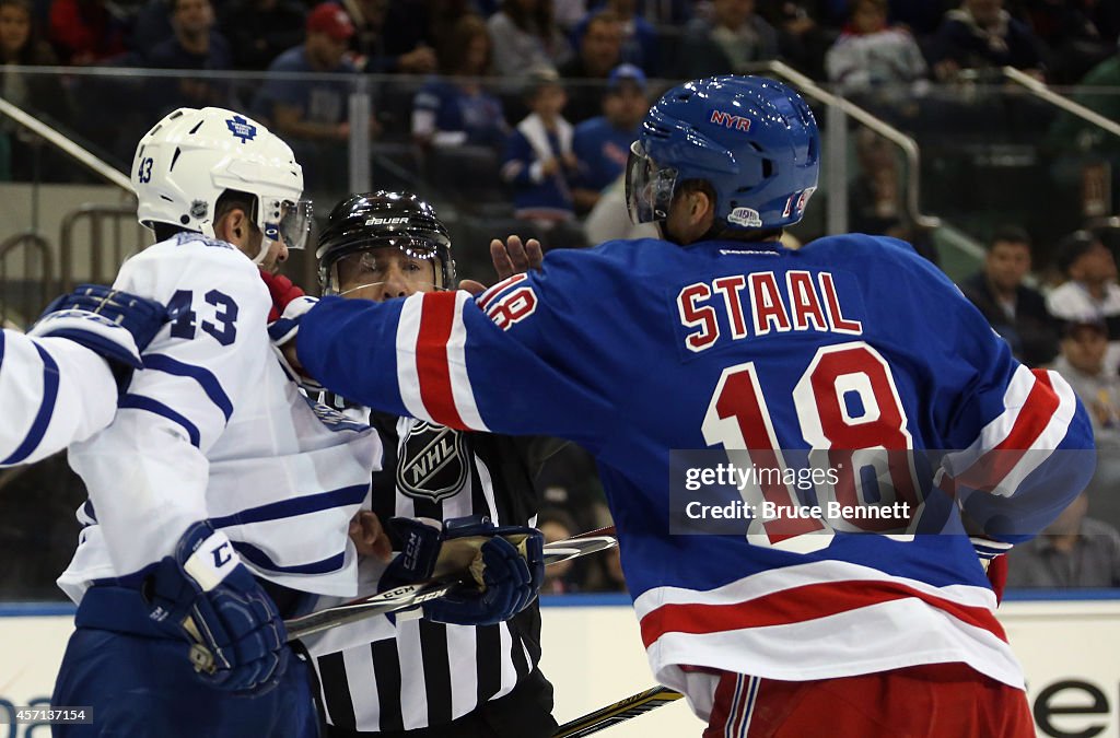 Toronto Maple Leafs v New York Rangers