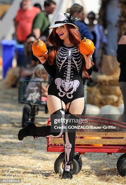 Phoebe Price is seen on October 12, 2014 in Los Angeles, California.