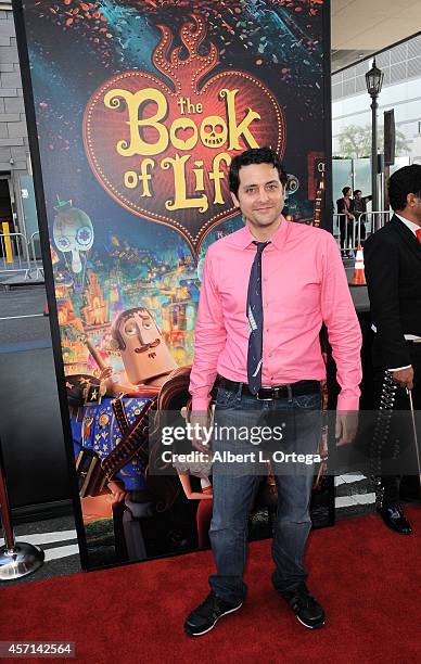Actor Ben Gleib arrives for the Premiere Of Twentieth Century Fox And Reel FX Animation Studios' "The Book Of Life" held at Regal Cinemas L.A. Live...