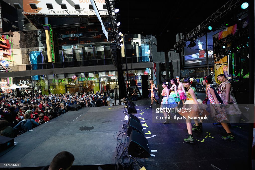 Cheeky Parade At The 2014 CBGB Music Festival In Times Square