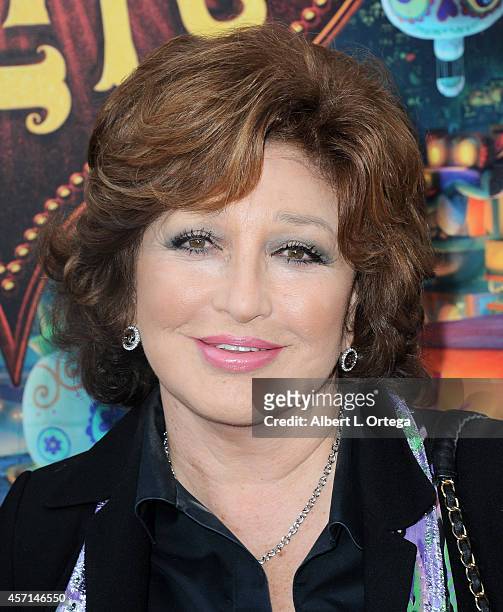 Actress Angelica Maria arrives for the Premiere Of Twentieth Century Fox And Reel FX Animation Studios' "The Book Of Life" held at Regal Cinemas L.A....