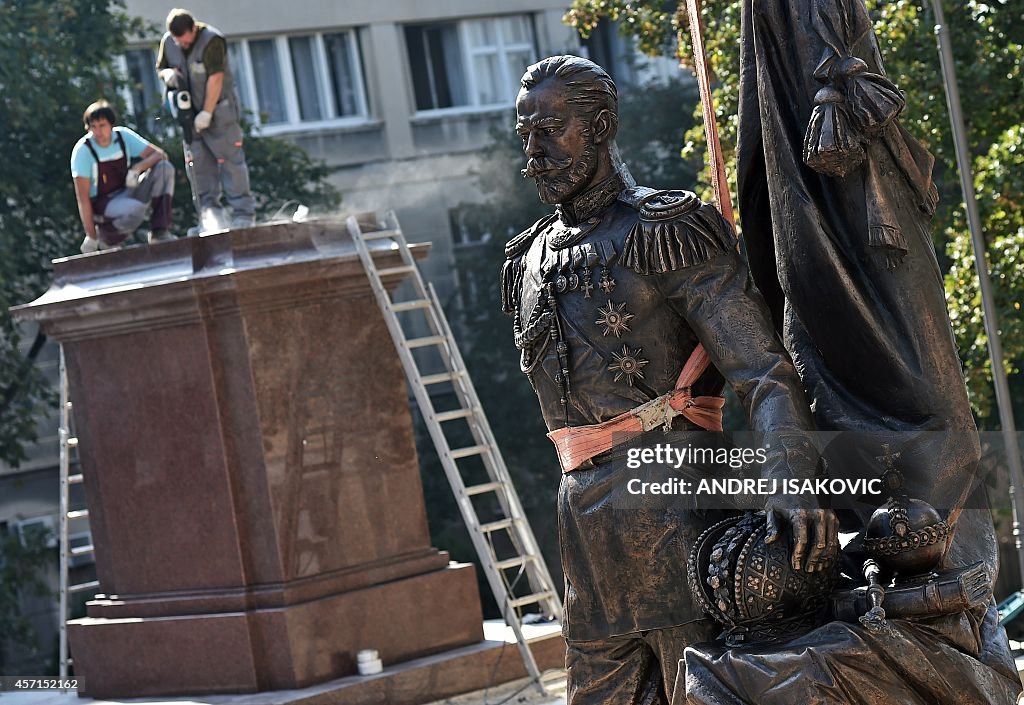 SERBIA-RUSSIA-HISTORY-MONUMENT