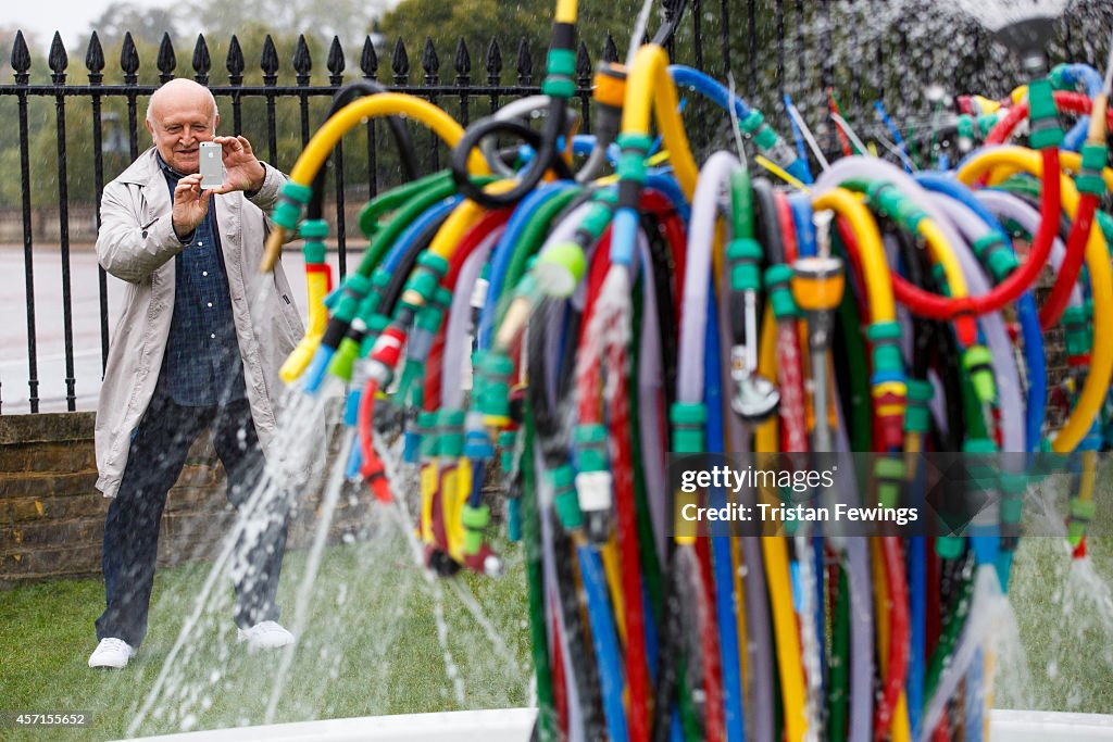 Bertrand Lavier Fountain Unveiling