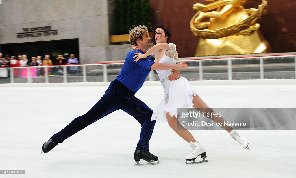 2014 Olympic Gold Medalists Meryl Davis And Charlie White Perform First Skate Of The Season