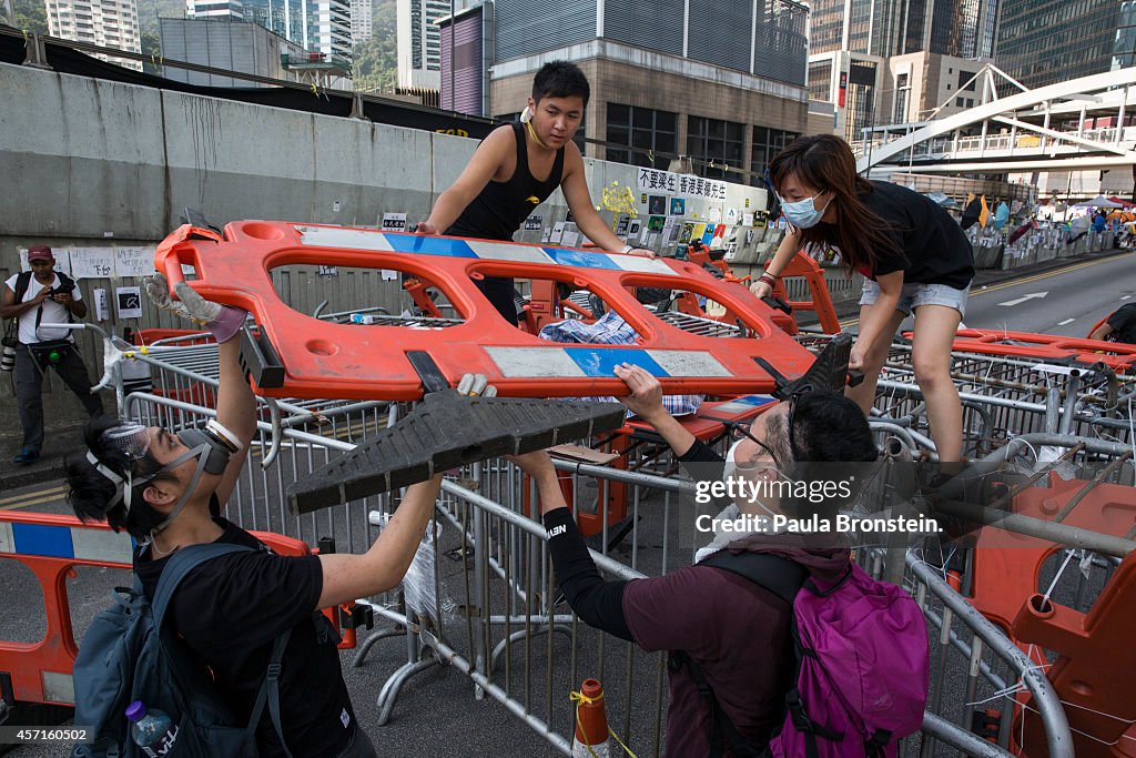 Third week Of Pro-democracy Protests In Hong Kong