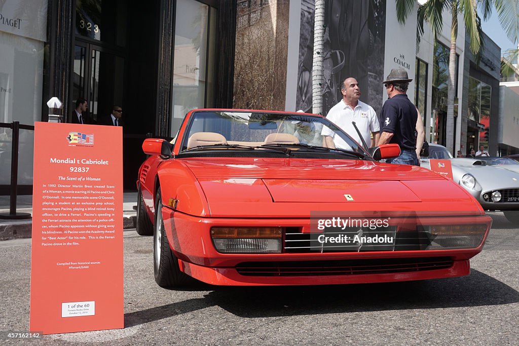 Ferrari's 60th anniversary celebrated in United States