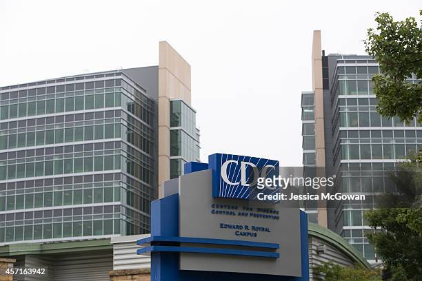 Exterior of the Center for Disease Control headquarters is seen on October 13, 2014 in Atlanta, Georgia. Frieden urged hospitals to watch for...