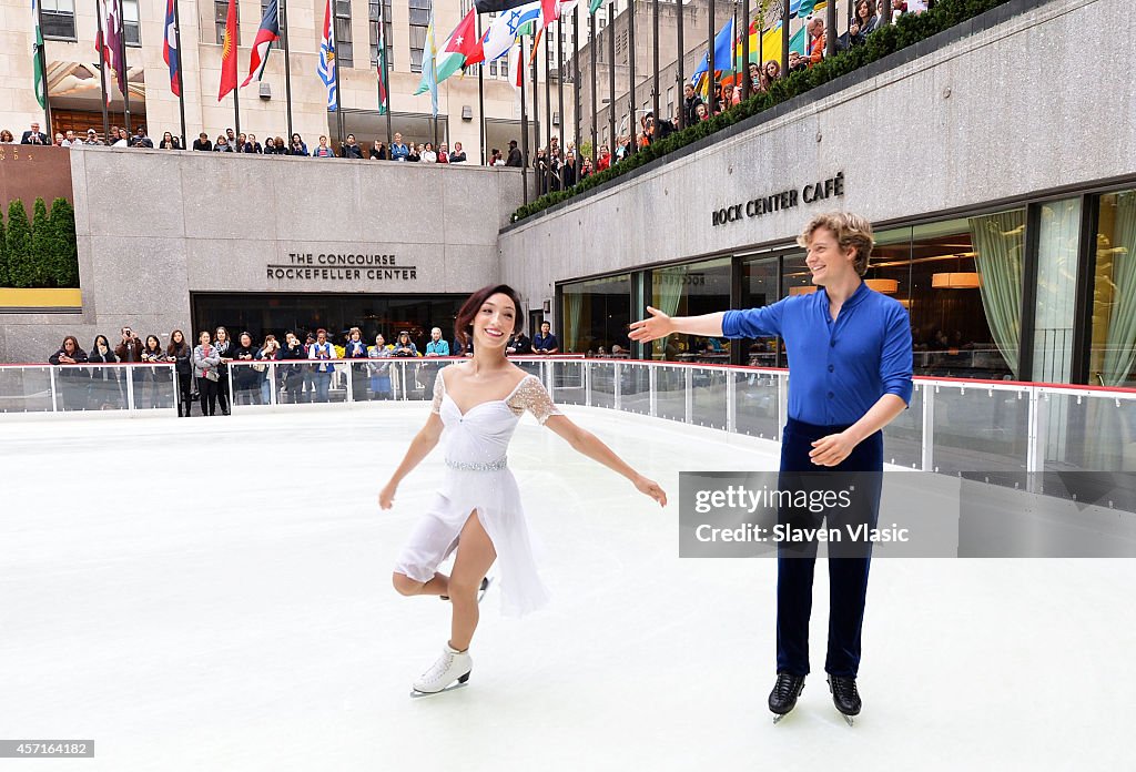 2014 Olympic Gold Medalists Meryl Davis And Charlie White Perform First Skate Of The Season