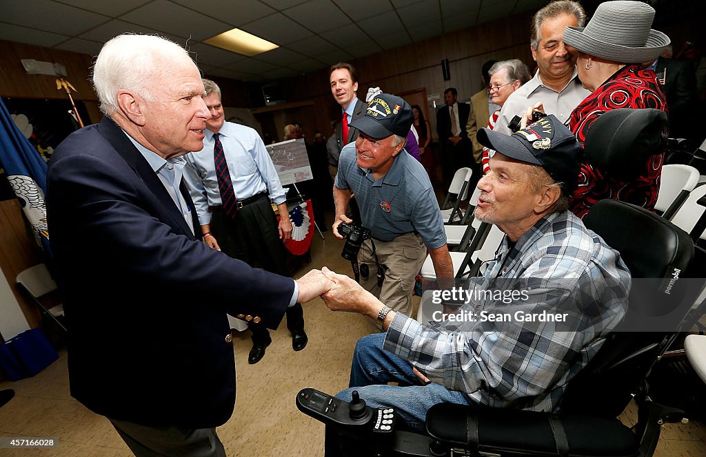 McCain And Vitter Campaign With Bill Cassidy For Louisiana Senate Seat