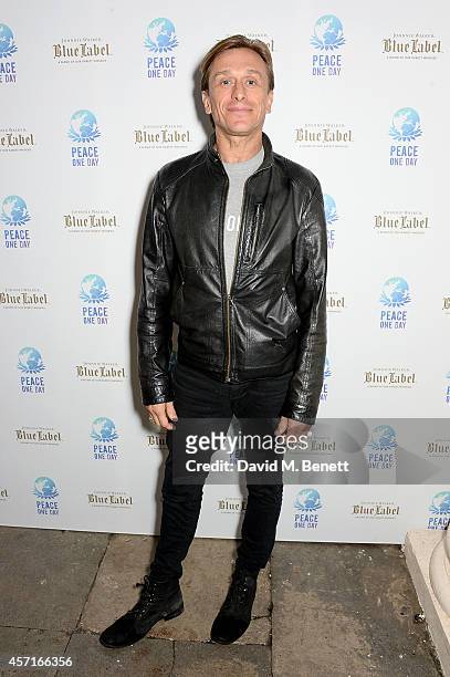 Jeremy Gilley, founder of Peace One Day, attends the M16 Private View curated by Jake Chapman in support of Peace One Day at the Institute Of...