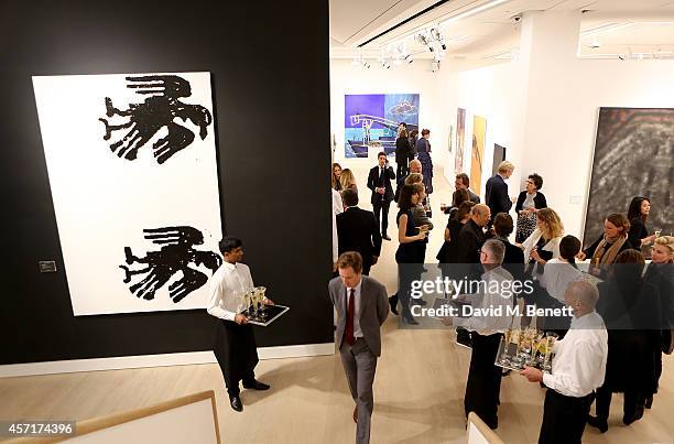The launch party for Phillips European Headquarters at 30 Berkeley Square on October 13, 2014 in London, England.