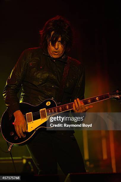 Dean DeLeo from Stone Temple Pilots performs during the "Louder Than Life" Music Festival in Champions Park on October 04, 2014 in Louisville,...