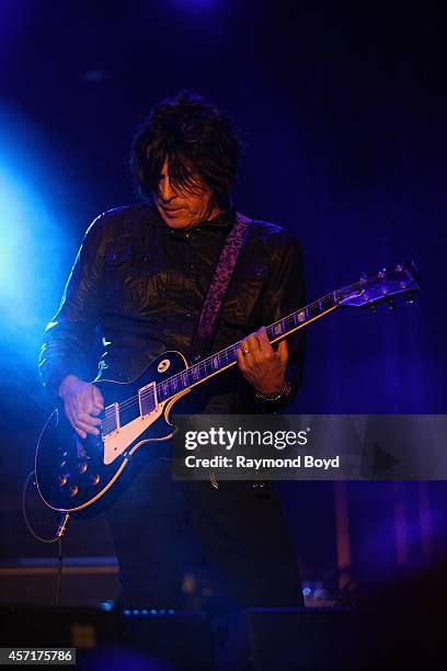 Dean DeLeo from Stone Temple Pilots performs during the "Louder Than Life" Music Festival in Champions Park on October 04, 2014 in Louisville,...