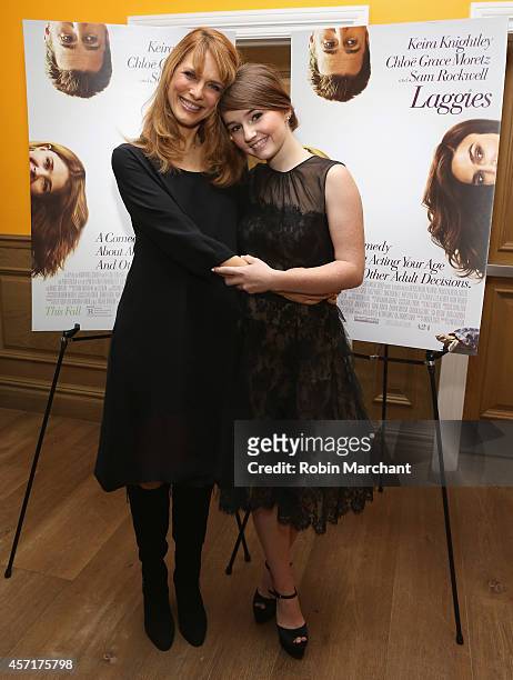 Lynn Shelton and Kaitlyn Dever attend "Laggies" New York Premiere at Crosby Street Hotel on October 13, 2014 in New York City.
