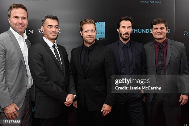 Producer Basil Iwanyk, directors Chad Stahelski and David Leitch, actor Keanu Reeves, and Motion Picture Group of Lions Gate Entertainment Corp....