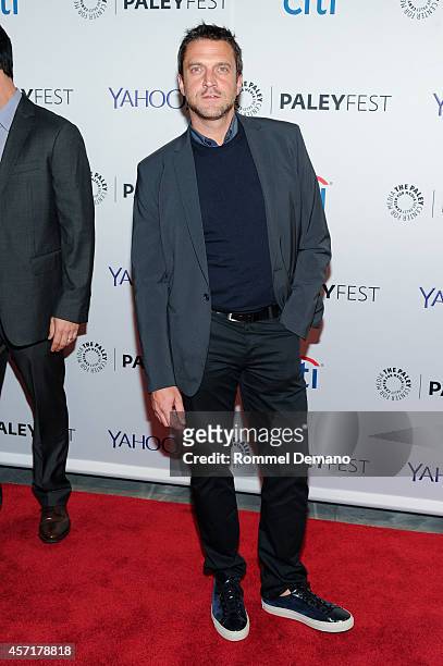 Raul Esparza attends the 2nd Annual Paleyfest New York Presents; Law & Order: SVU" at Paley Center For Media on October 13, 2014 in New York, New...