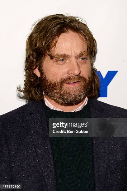 Actor Zach Galifianakis attends the 92nd Street Y Film Series: "Birdman, Or The Unexpected Virtue Of Ignorance." at the 92nd Street Y on October 13,...