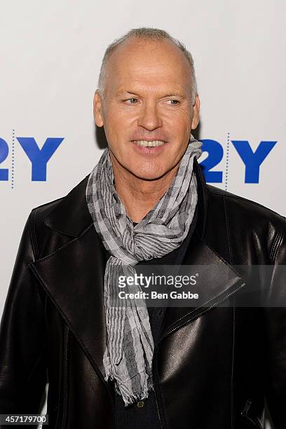 Actor Michael Keaton attends the 92nd Street Y Film Series: "Birdman, Or The Unexpected Virtue Of Ignorance." at the 92nd Street Y on October 13,...