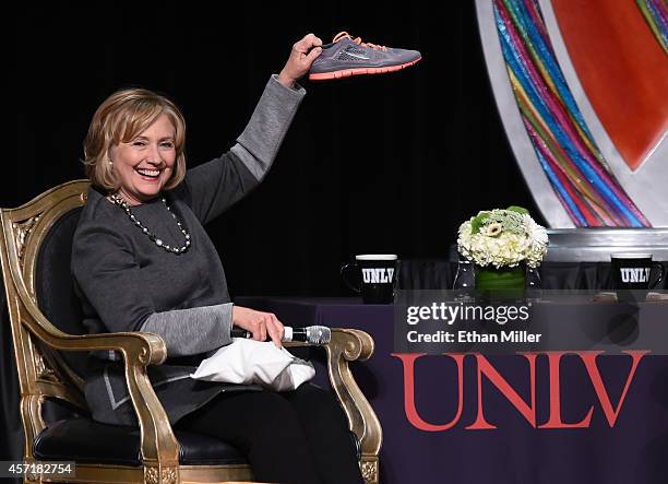 Hillary Running 914 Clinton And Shoe Stock Photos, High-Res Pictures, and Images ...