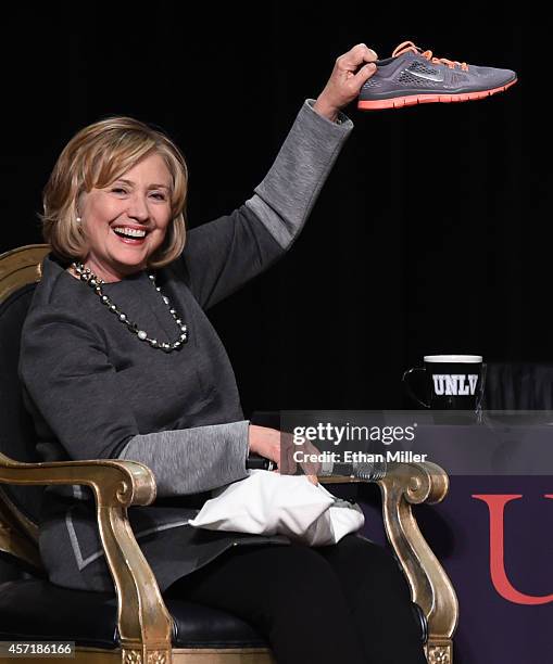 Hillary Running 914 Clinton And Shoe Stock Photos, High-Res Pictures, and Images ...