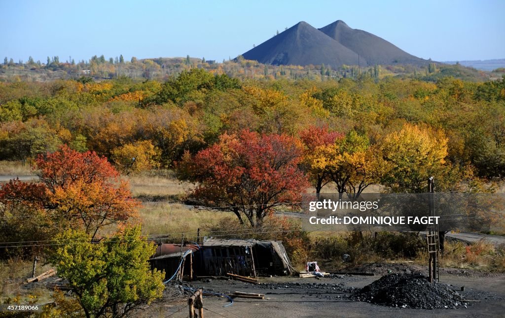 UKRAINE-RUSSIA-CRISIS-MINE