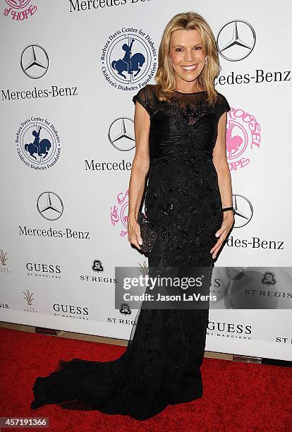 Vanna White attends the 2014 Carousel of Hope Ball at The Beverly Hilton Hotel on October 11, 2014 in Beverly Hills, California.
