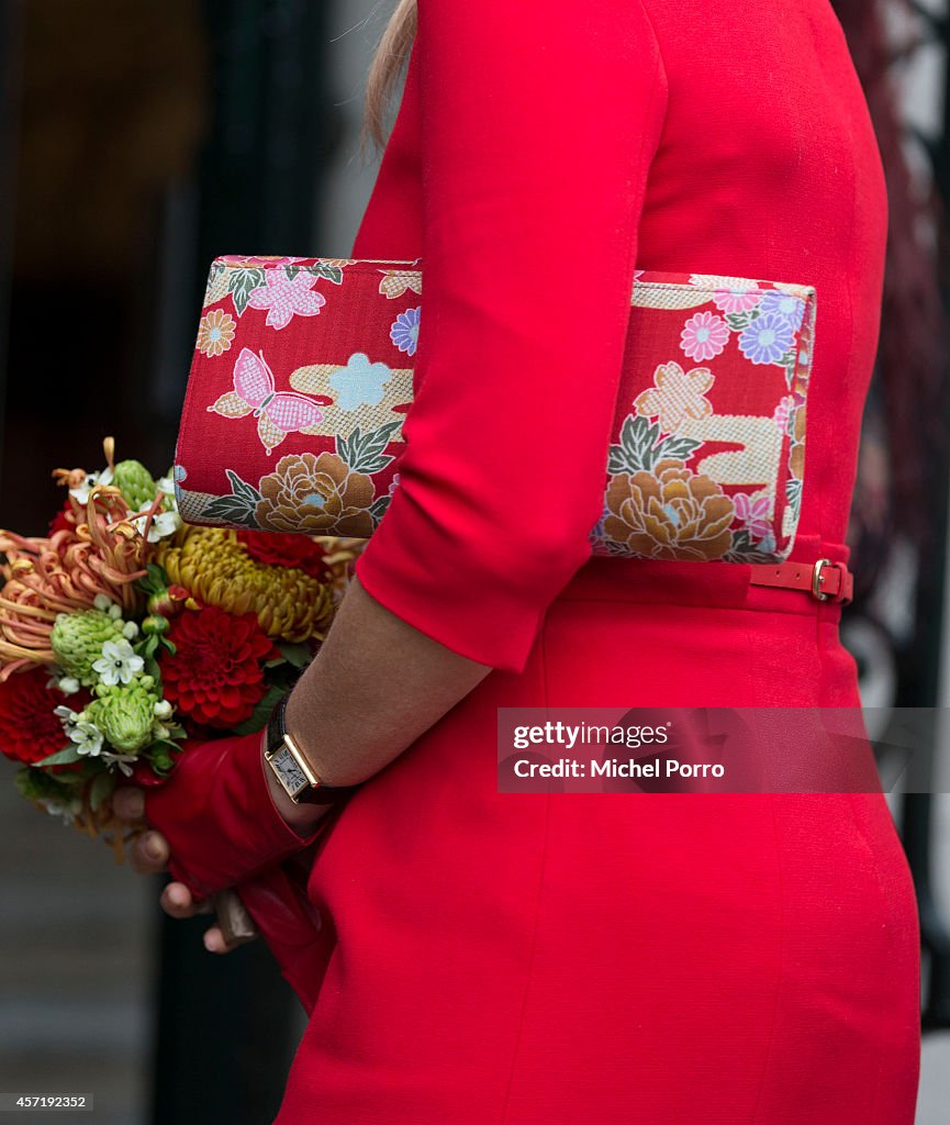 Queen Maxima Of The Netherlands Attends Symposium 40 Years Protection Domestic Violence