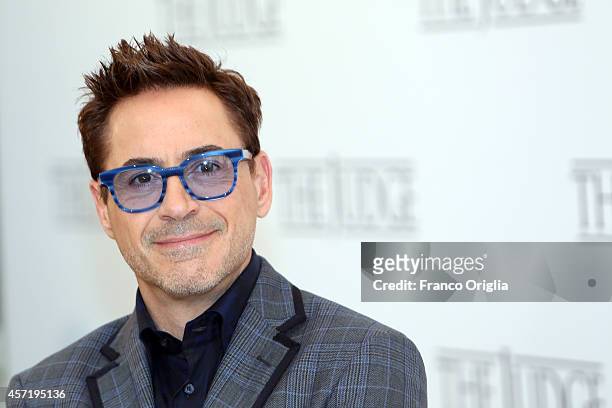Robert Downey Jr. Attends 'The Judge' Rome Photocall on October 14, 2014 in Rome, Italy.