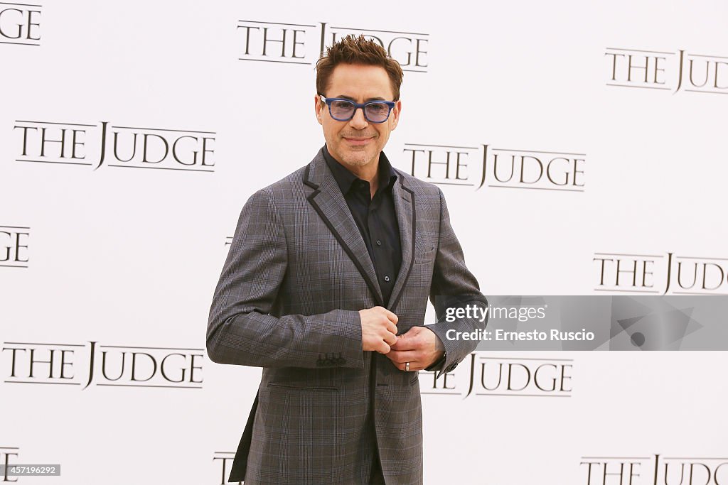 'The Judge'-Rome Photocall