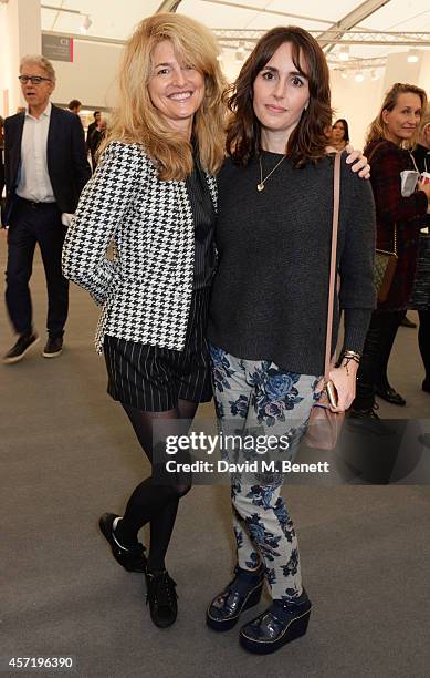 Avery Agnelli and Tania Fares attend VIP Preview of the Frieze Art Fair 2014 in Regent's Park on October 14, 2014 in London, England.